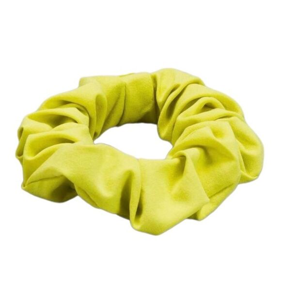 2 Lululemon Uplifting Scrunchies: Yellow Serpentine AND Golden Lime - Picture 9 of 15